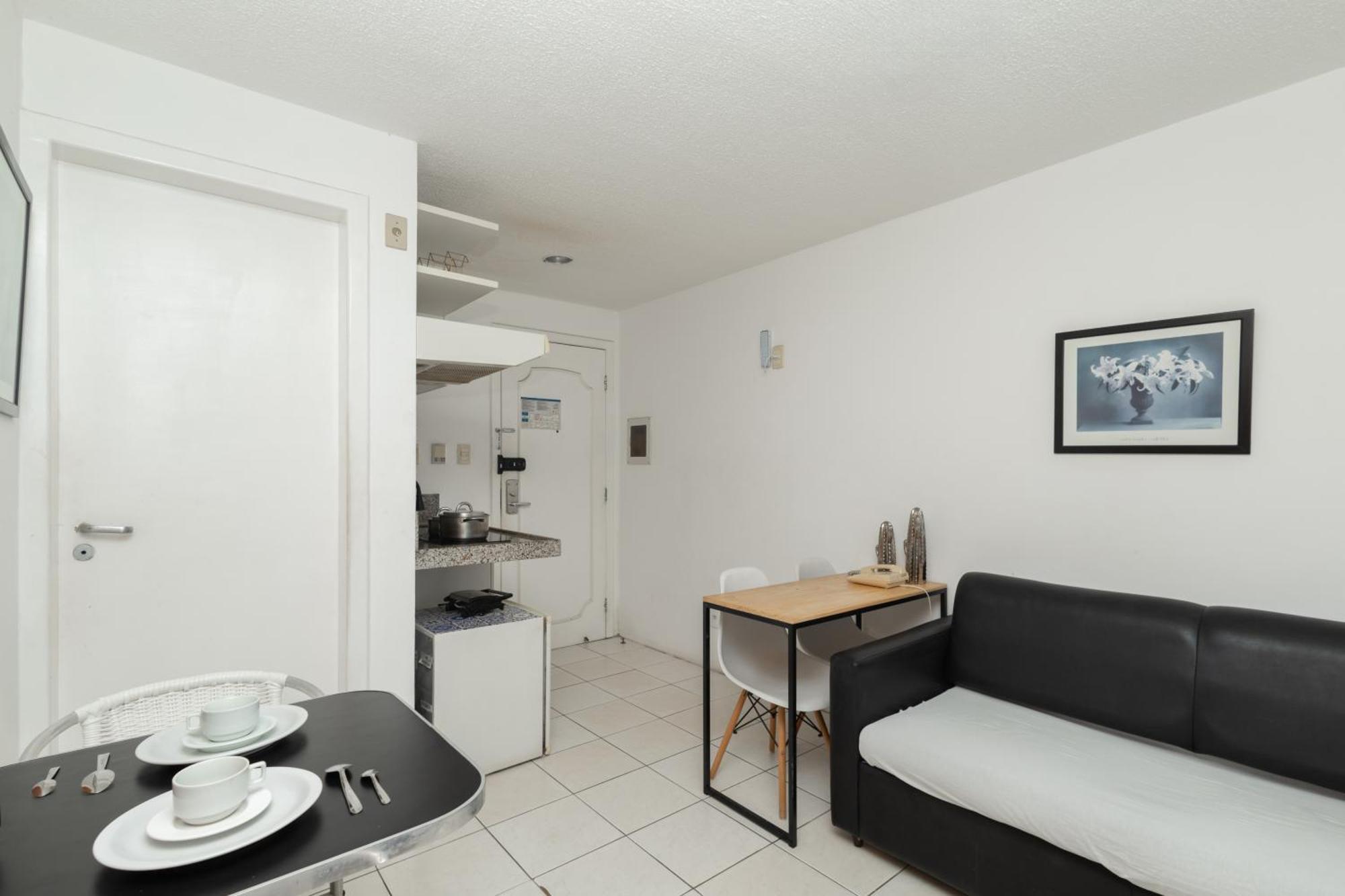 Vista Mar E Lagoa - Cozinha E Frigobar - Apartamento Flat Proximo A Praia São Luís Exteriér fotografie
