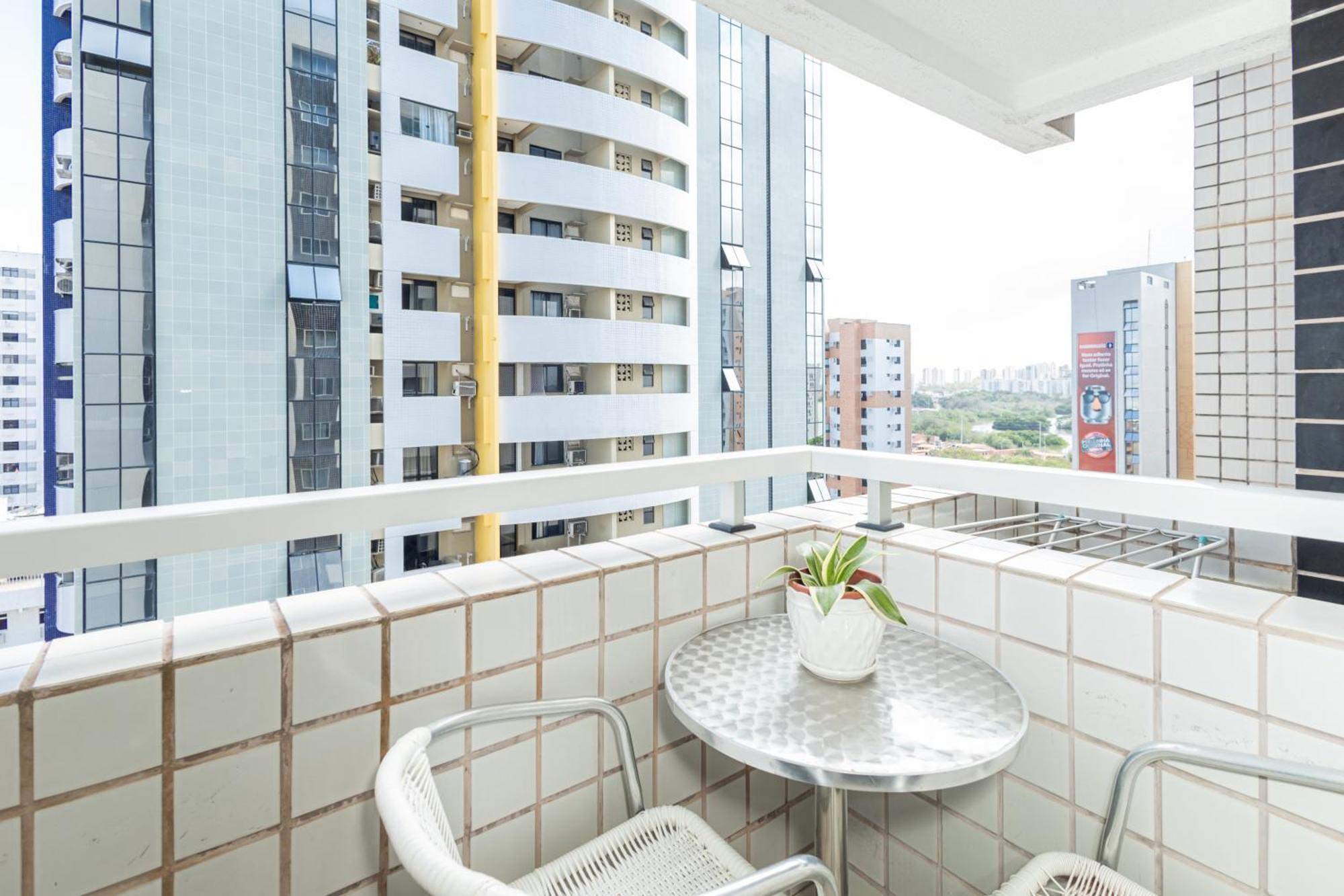 Vista Mar E Lagoa - Cozinha E Frigobar - Apartamento Flat Proximo A Praia São Luís Exteriér fotografie