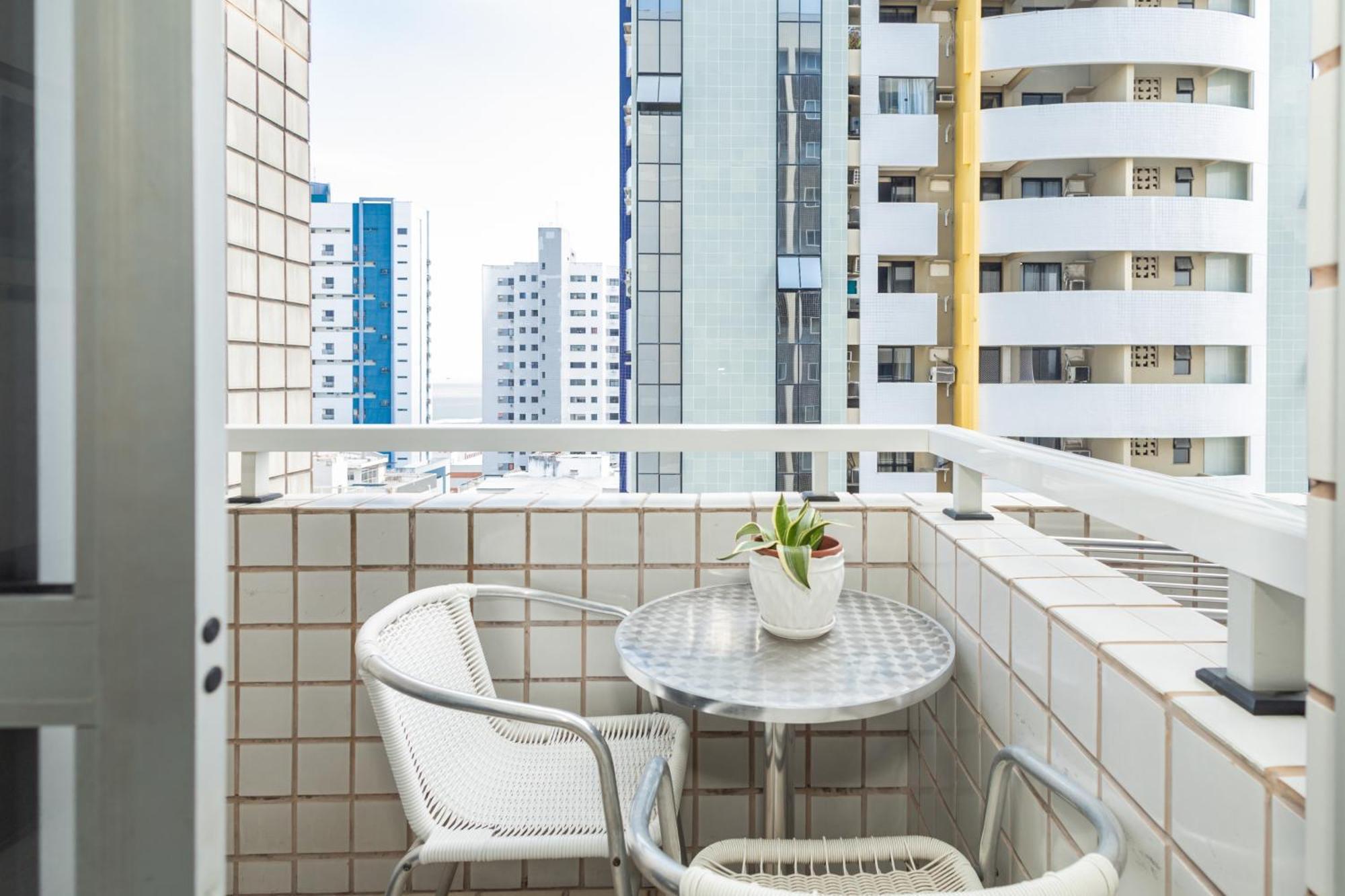 Vista Mar E Lagoa - Cozinha E Frigobar - Apartamento Flat Proximo A Praia São Luís Exteriér fotografie